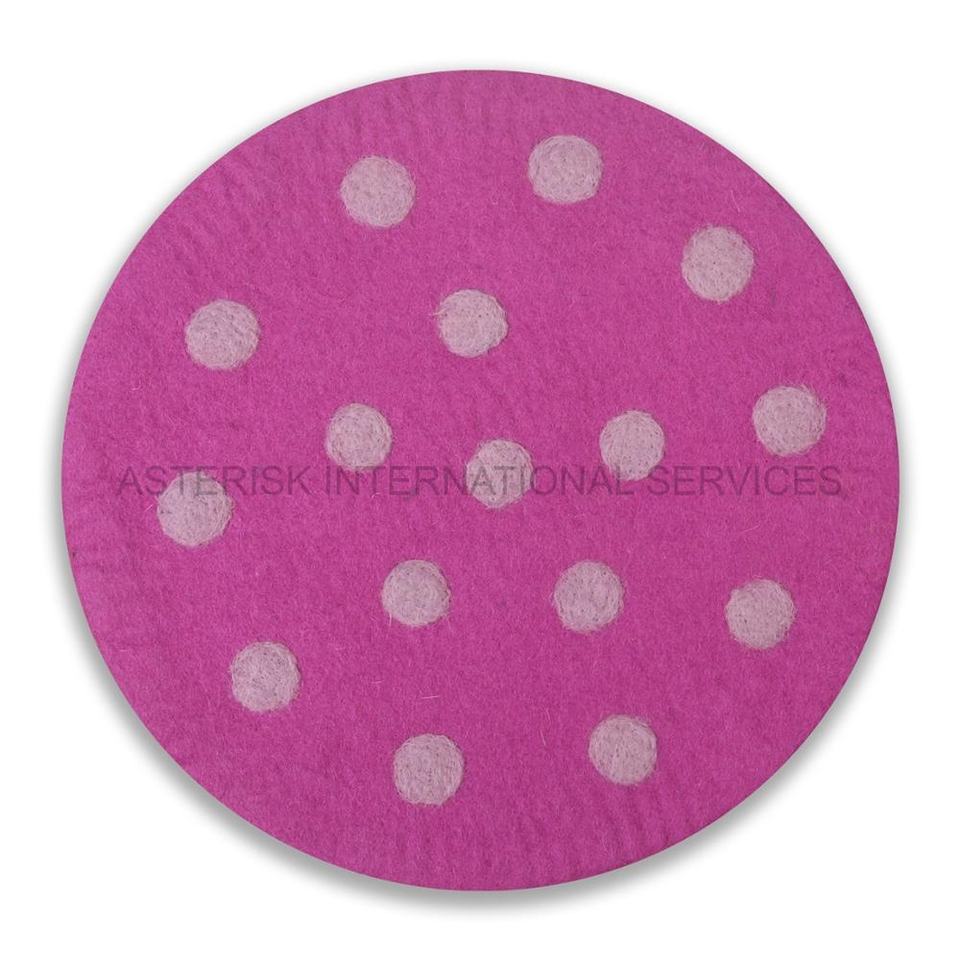 Asterisk International Services Seat Cushion Handmade Spotted Dot